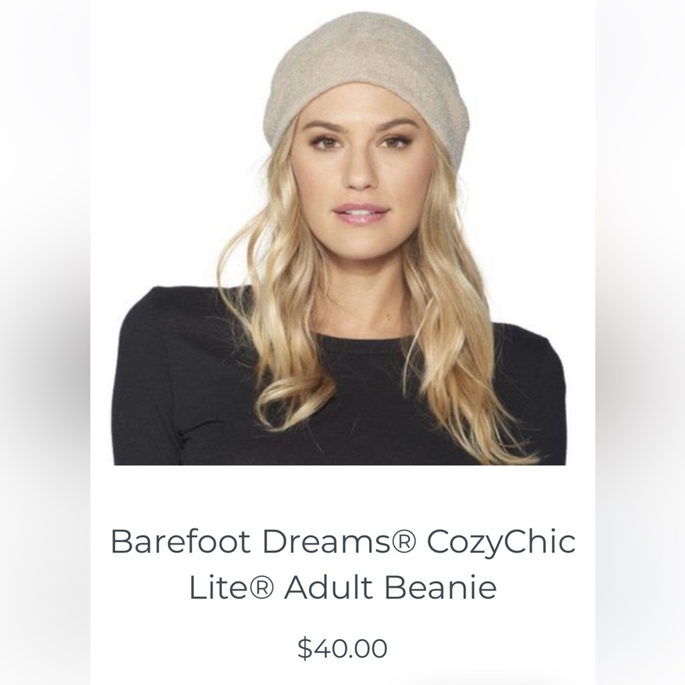 Barefoot Dreams CozyChic Lite Tan Beanie